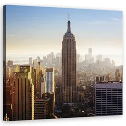 WANDBILD städte und architektur beige