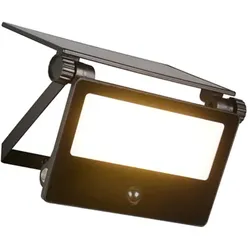 Außenwandlampe Solarleuchte Fassadenlampe Bewegungsmelder Gartenlampe LED CCT