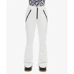 Superdry für Damen. WS110171A Skihose fitted softshell weiß (10 UK = S), Sportlich, Polyamid, Schnee