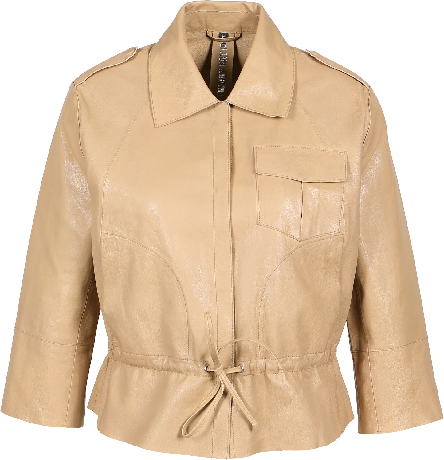 Langjacke FREAKY NATION "Like Dream-FN", Damen, Gr. M (38), beige, Oberstoff: 100% Leder, normal, Jacken Langjacke beige M (38)
