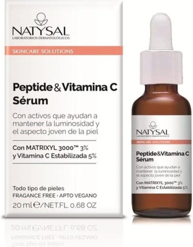 Natysal Serum Facial Con Péptidos Y Vitamina C 20ml Talla Única Unisex