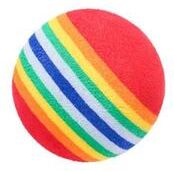 Uplifted Finds High Bounce Rainbow EVA Rattle Toy Balls (3.5cm) 1 Pc