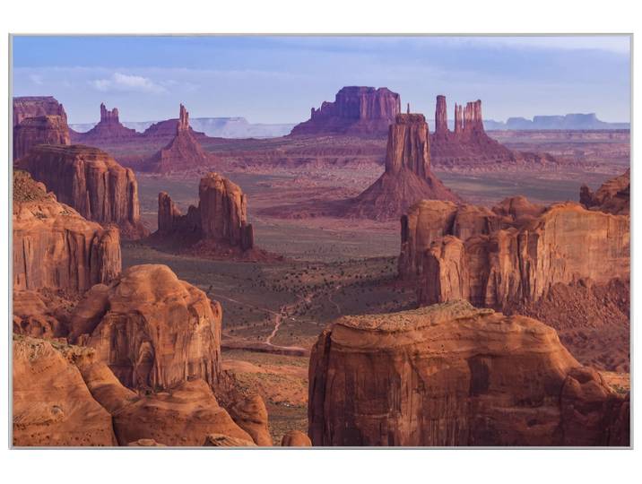 Bild mit Rahmen Monument Valley, Utah image LAND