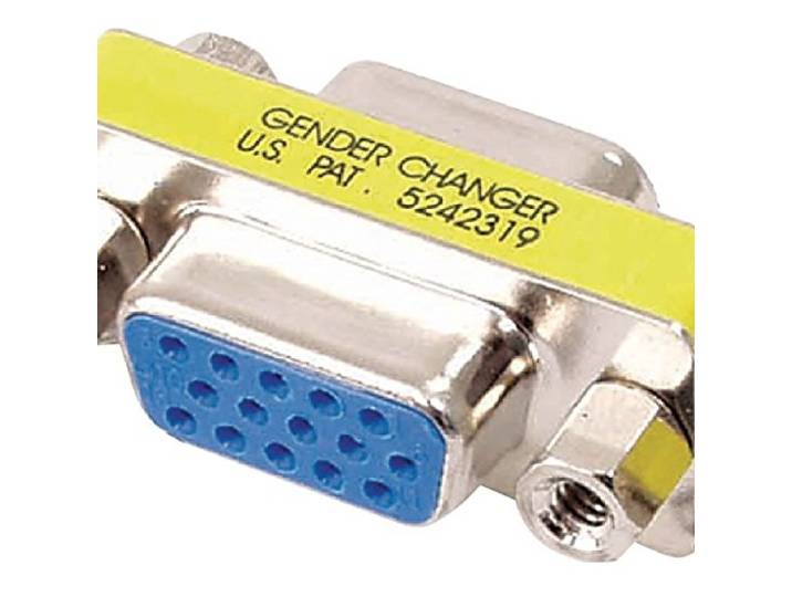 Valueline Adapter - Gender Charger, metaal