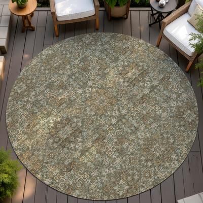 Addison Rugs Machine Washable Indoor/ Outdoor Traditional Dewey Chantille Rug