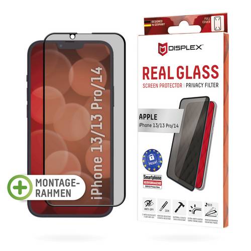 DISPLEX Privacy Glass Full Cover Displayschutzglas mit Blickschutz Apple iPhone 14, iPhone 13, iPhone 13 Pro 1 St. 1706
