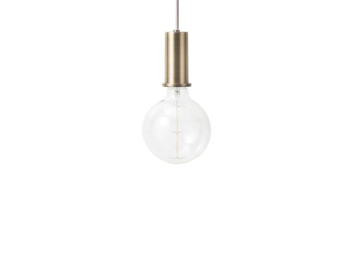 Ferm Living - Socket Pendelleuchte Low, Messing