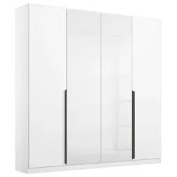 Drehtürenschrank Artemis Weiß, Weiß Hochglanz