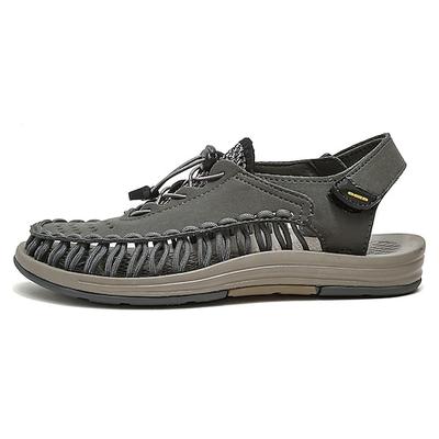 Herrensandalen olivgrüne Outdoor-Sandalen mit verstellbarer Passform und atmungsaktivem Design für Wandern, Wassersport und Sommerabenteuer