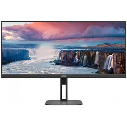AOC CU34V5C/BK (3440 x 1440 Pixel, 34"), Monitor, Schwarz