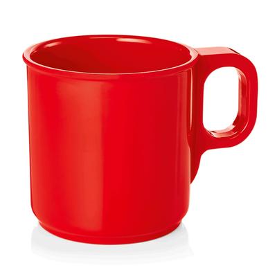 WAS Germany - Becher, 0,25 ltr., rot, Melamin