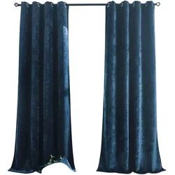 VORHANG 2ER SET »Nürnberg« HxB 245x135 cm Blau