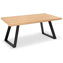 Elfo Esstisch Tim 180 x 100 cm Holz Eiche Bianco