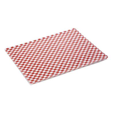 WAS Germany Burgerpapier Rot Weiss Set WRAP & GO, 28 x 34, Set á 1000 Stück, Fettpapier
