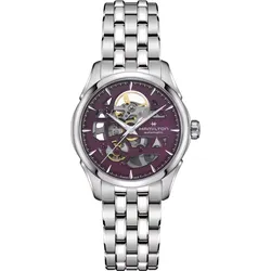 Hamilton Jazzmaster Viewmatic Skeleton Lady Auto H32265101 - violett,silber - 36mm