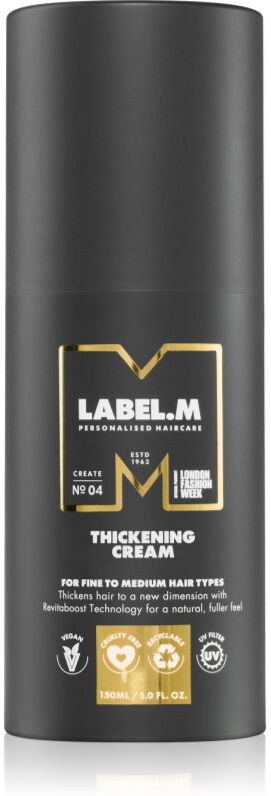 label.m Thickening crème coiffante pour tous types de cheveux 150 ml