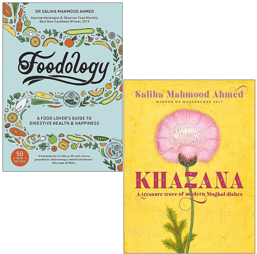 Yellow Kite Foodology & Khazana Cookbook 2 Books Collection Set by Saliha Mahmood Ahmed