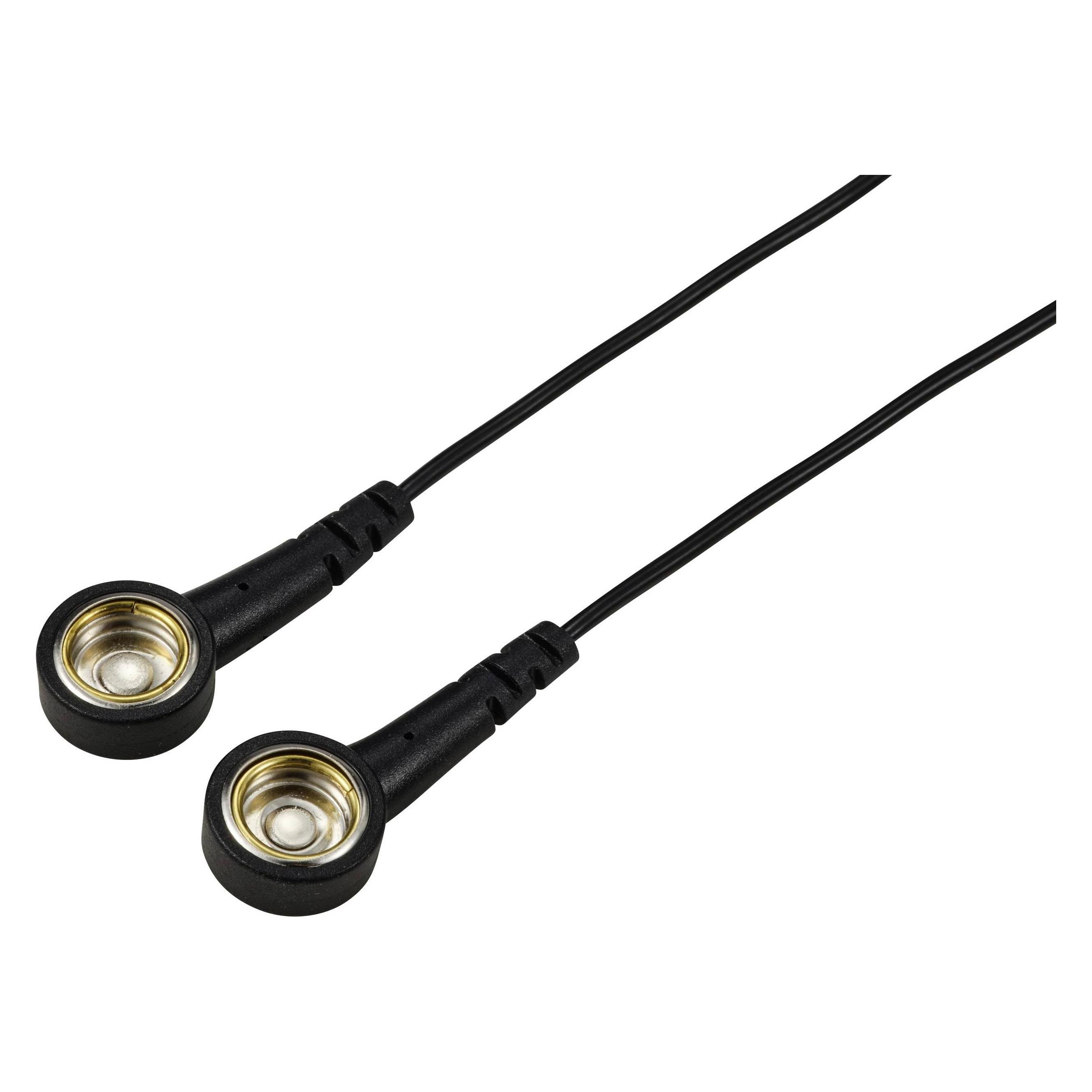 Tru Components TC-12356300 ESD-Erdungskabel Schwarz 1.80 m Druckknopf 10 mm, Dr (Statikschutz) (TC-12356300)