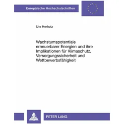 Herholz:Wachstumspotentiale erneuerbare, Fachbücher von Ute Herholz