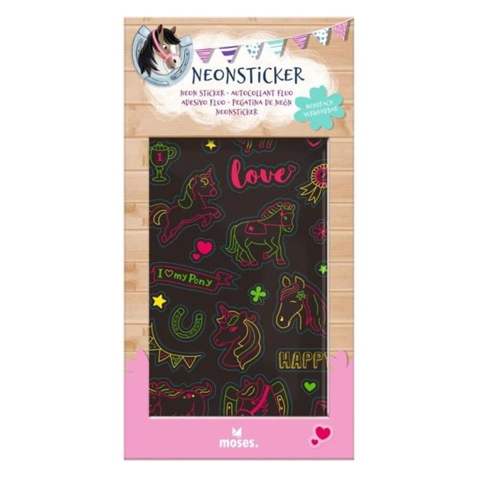 Moses Neonsticker - Pferde/Bogen (27 Sticker) (49745666)