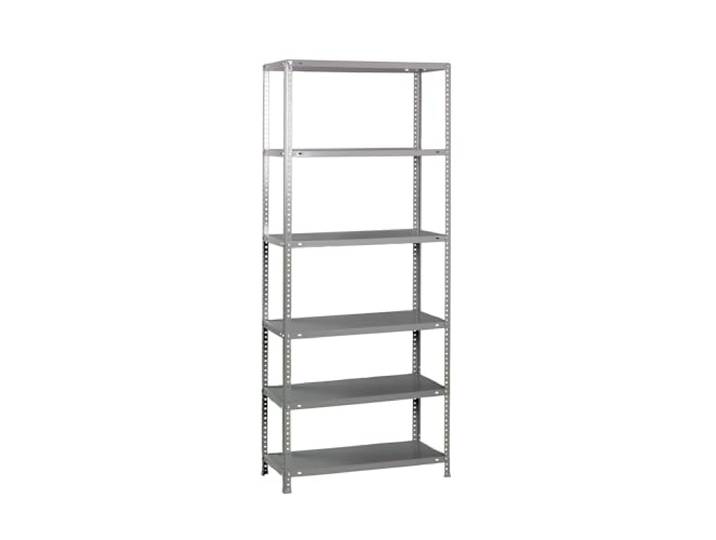 Simonrack Schwerlastregal, Lagerregal, 200x80x40 Metallregal, Kellerregal, Biegestelle 100 kg, 6 Fachböden, Galvanisiert - Comfort