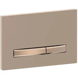 Geberit Sigma 50 Square Betätigungsplatte 115670QB2 Deckplatte rotgold gebürstet, Platte/Taste rotgold, für 2-Mengen-Spülung