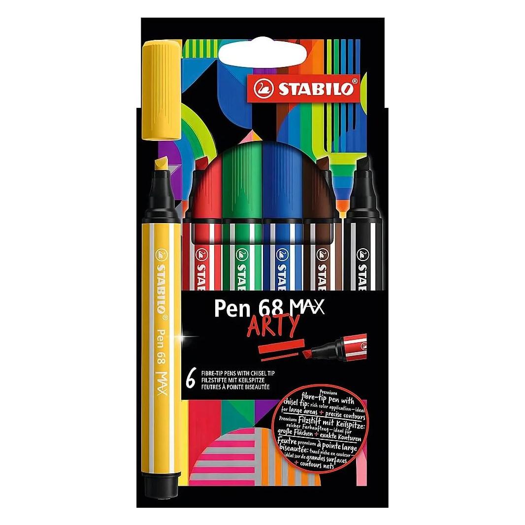Stabilo Pen 68 Max 6er Etui Arty (6x) (768/06-21)