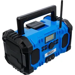 BGS 7387 Akku DAB Radio Hybrid 18 Volt und 230 Volt ohne Akku Werkstattradio