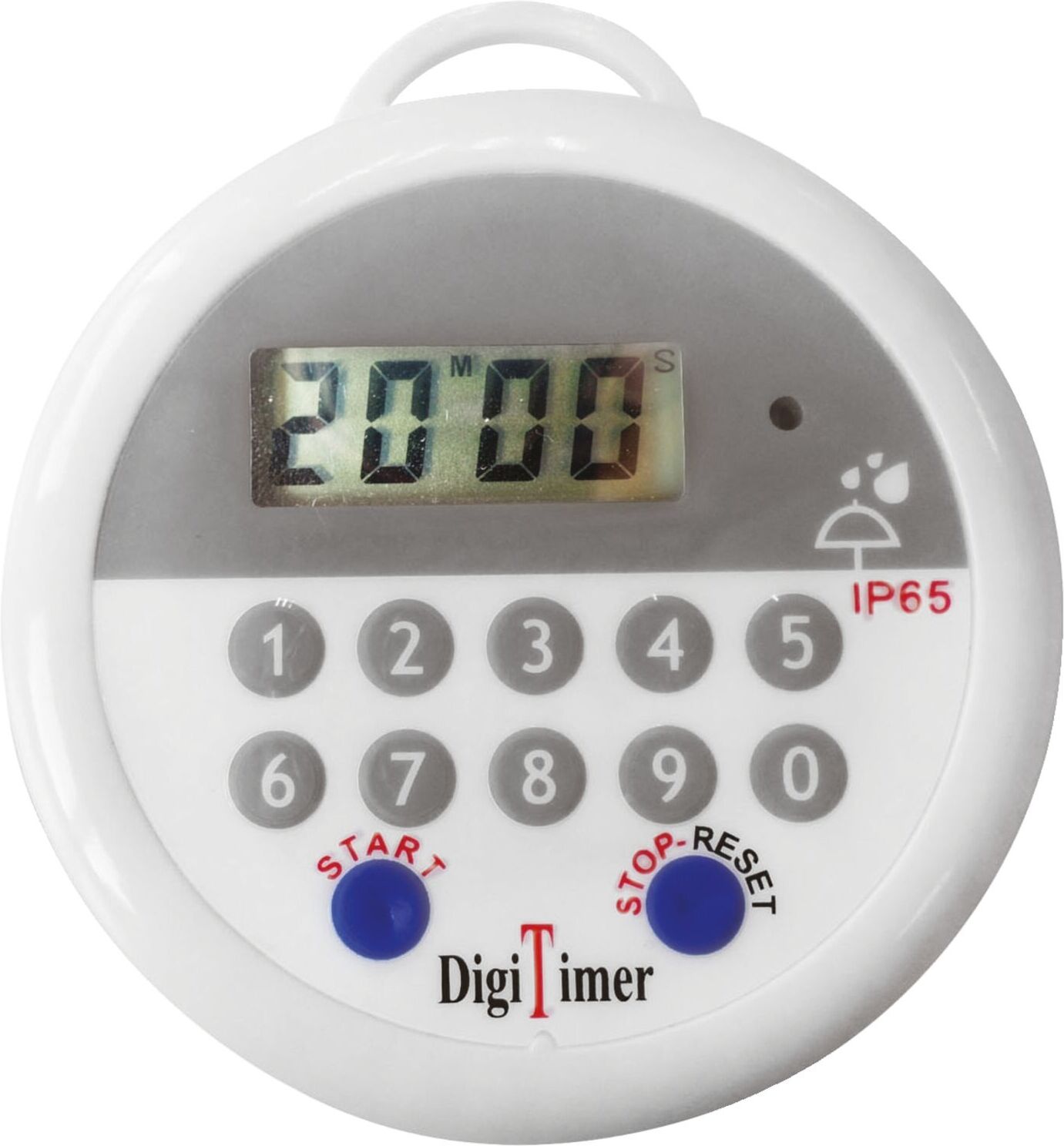 Paderno Timer digitale a tenuta stagna 8 x 17 cm