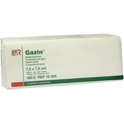 Gazin Kompresse 7.5x7.5cm 16Fach Op 100 ST