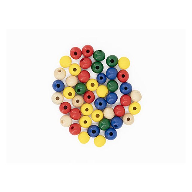 Glorex Holzperle 8mm 80St bunt mix (74071906)