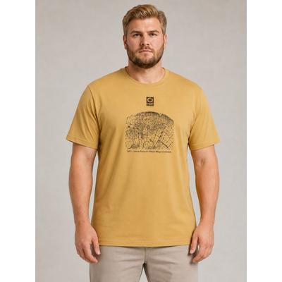 Funktionsshirt LPO "Janosch T-Shirt", Herren, Gr. L, antelope, Jersey, 90% Polyester. 10% Elasthan, regular fit hüftbedeckend, Rundhals, normaler Saum, Shirts Funktionsshirt, weiches Material, Feuchtigkeitsmanagement