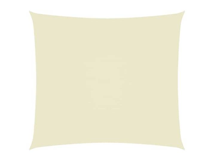 Voile de parasol tissu oxford rectangulaire 4x5 m crème