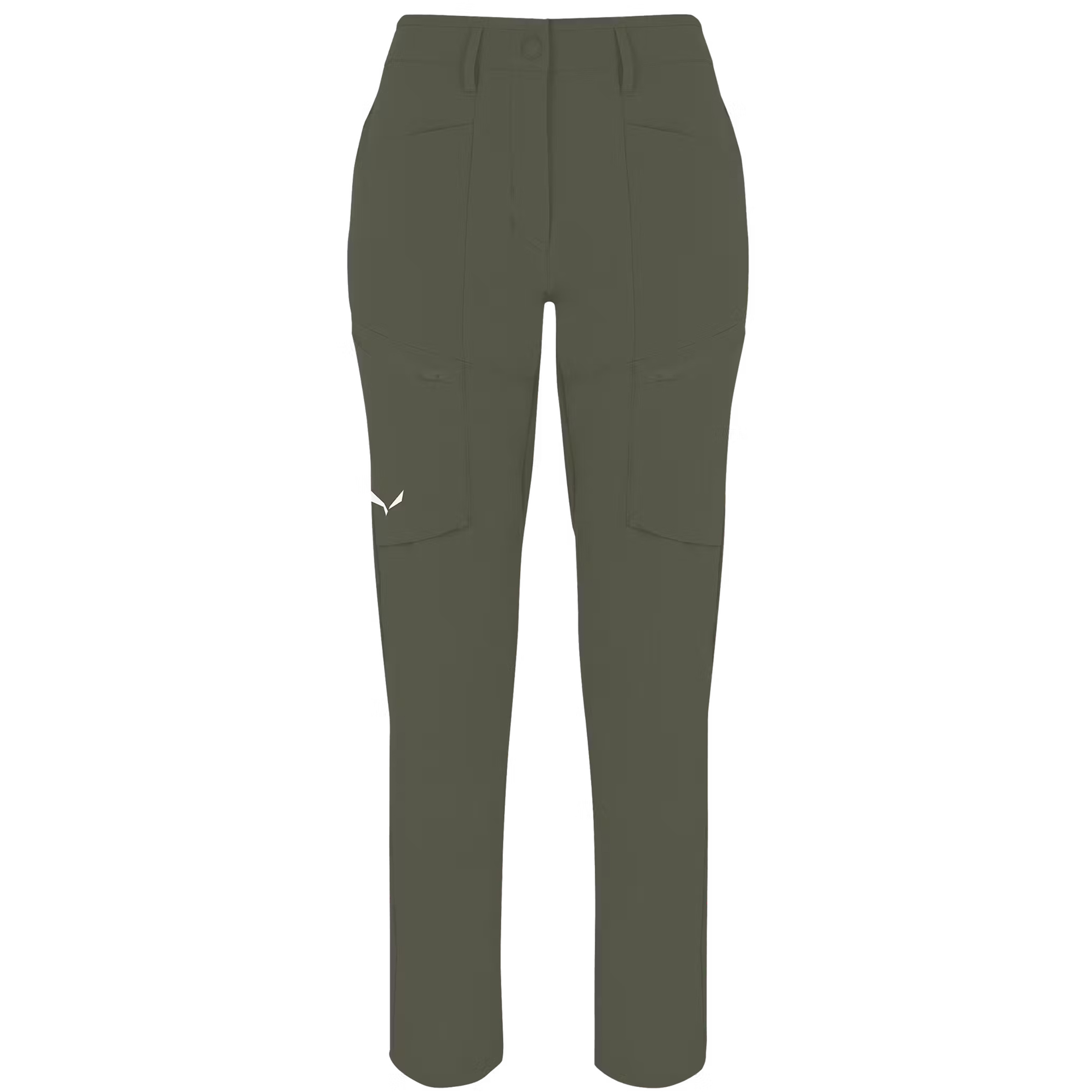 Salewa Puez DST Cargo Hose Damen Softshellhose oliv Größe XS Camping Wasserabweisend