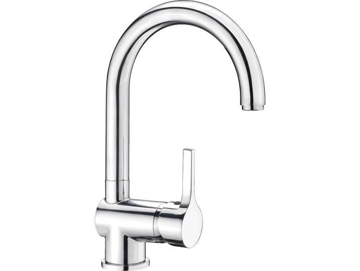Spültischarmatur CORNAT SKAGEN , grau (chromfarben), Messing, Armaturen, Spültischarmatur, Einhebelmischer, Durchflussmenge bei 3 bar: ca. 7,40 l/min