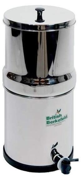 Britisches Berkefeld Edelstahl / W9361151 mit Ultra Sterasyl 8,5 Liter