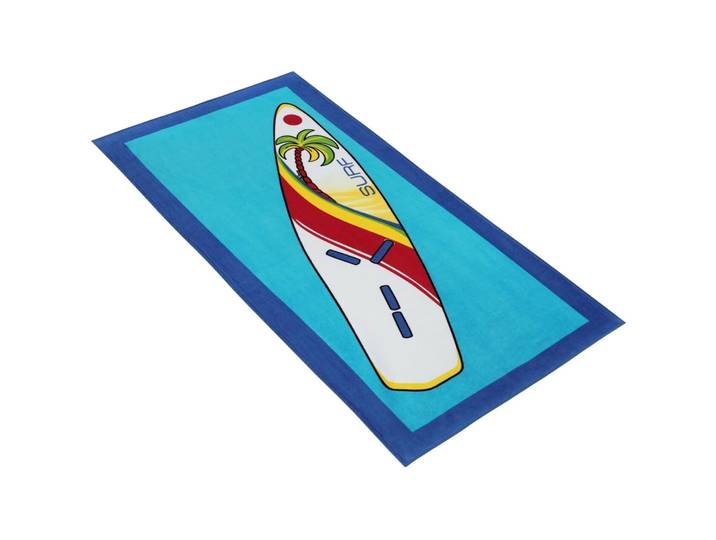 Vossen Strandtuch Haiti blau Baumwolle 85 x 160 cm