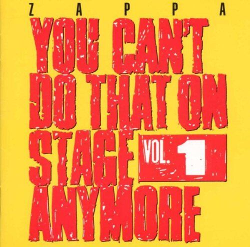 Frank Zappa - You Can't Do That on Stage Anymore Vol.1 - Preis vom 09.10.2026 07:28:09 h