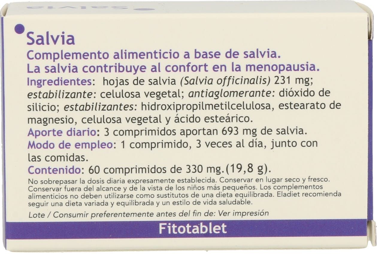 ELADIET Fitotablet salvia 60 comp