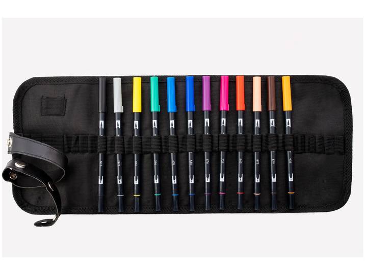 Tombow Brushpen Rollerset Grundtöne 12St