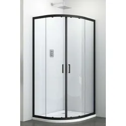 DM-San Duschmeister Runddusche 90 x 90 x 195 schwarz.. - Duschkabine