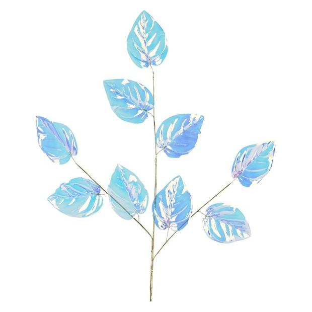 zz_archiviert_Nenurodyta Künstlicher Zweig Decoris Holographic, hellblau, 68 cm (1 Stk.) (76573300)