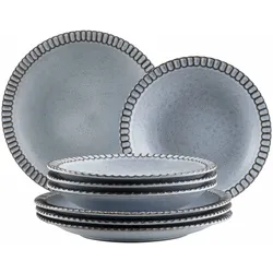 Mäser Teller Set, Steinzeug Ida