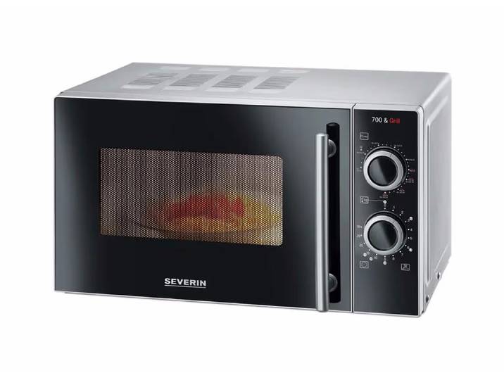 Severin MW 7771 Mikrowelle mit Grillfunktion – silber
