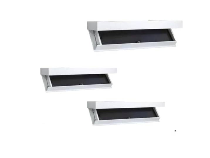 GBMITING Wandboard mit Geheimfach,Regal mit Geheimfach Geheimfach, schwebendes Regal mit verstecktem Fach, Aufbewahrungslösung, for Wohnzimmer oder Büro(White,3PCS)