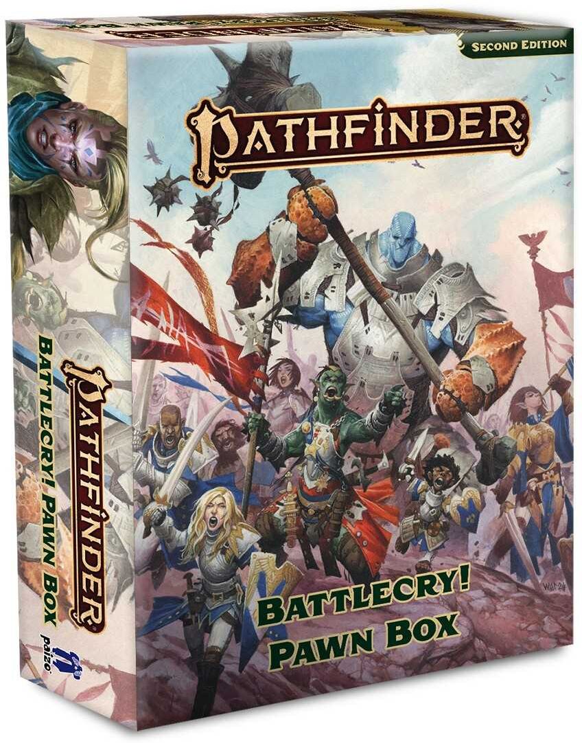Paizo Publishing Pathfinder Battlecry! Pawn Box (P2) - Over 225 Illustrated Creature Pawns for Tabletop Gaming