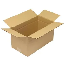 Transpak, Versandkarton + Versandbox, Faltkarton 1-wellig Masse 415x235x230mm Qualität 1.30 C braun braun (25 Stk.)