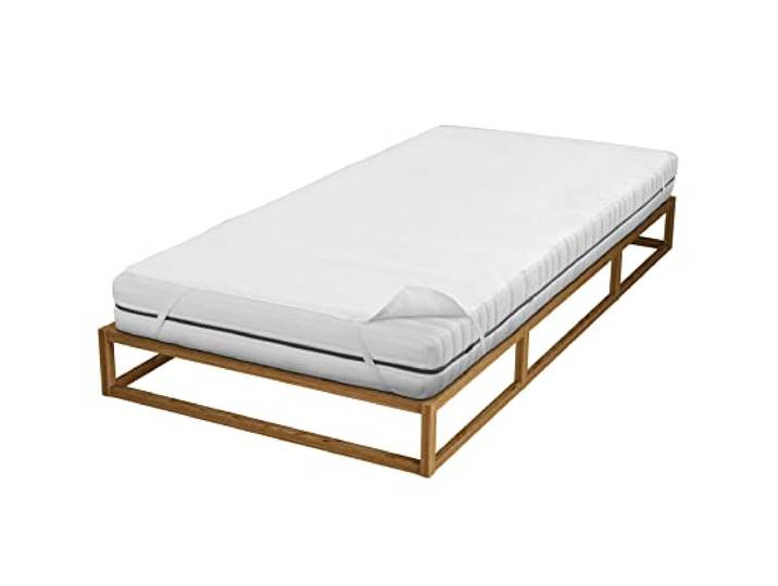 Sleep & Protect Molton-Matratzenauflage 0808302 weiß 1x 90x190 cm
