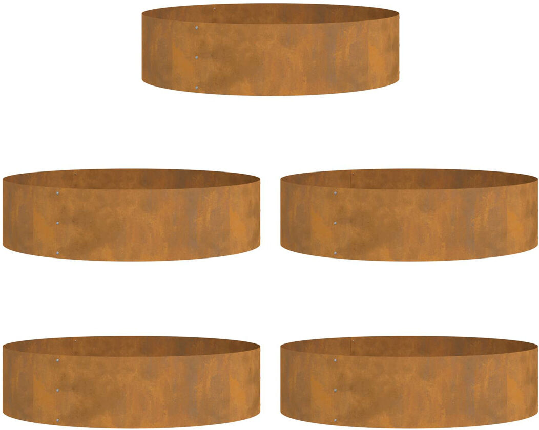 Trent Austin Design Planter Box Brown 20cm H x 80cm W x 80cm D