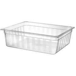 HENDI Gastronorm-Behälter 2/1, GN 2/1, 58L, Transparent, 650x530x(H)200mm